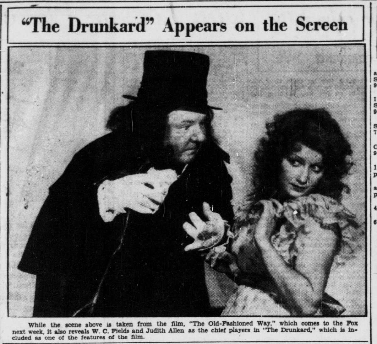#OTD August 3rd 1934
W.C. Fields in the "Drunkard"