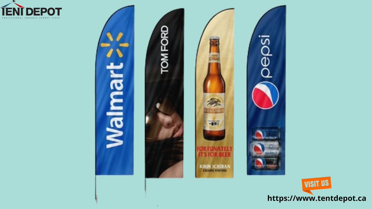 DepotTent's tweet image. Our #flagteardrop is well known for their unique designs. These customized #featherflags can be used for a variety of advertising campaigns, whether they are for a trade fair, company, product.
Visit Us: 
Email : sales@tentdepot.ca
Website: tentdepot.ca
#fetherflags,