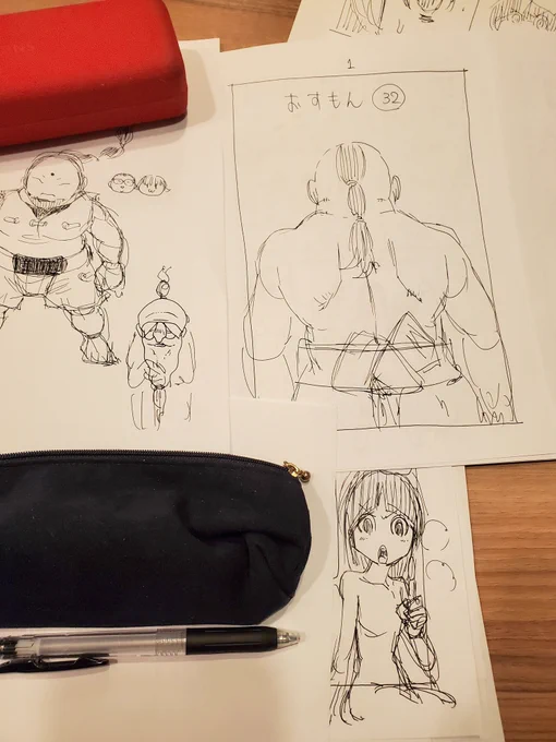 後半は絵がサクサク入った
なぜ扉絵が牛先生(ФωФ)
そしてパクちゃんがたくさん

おすもん31話ネーム30枚終わり

買い物して帰ります( ・ω・)ノ 