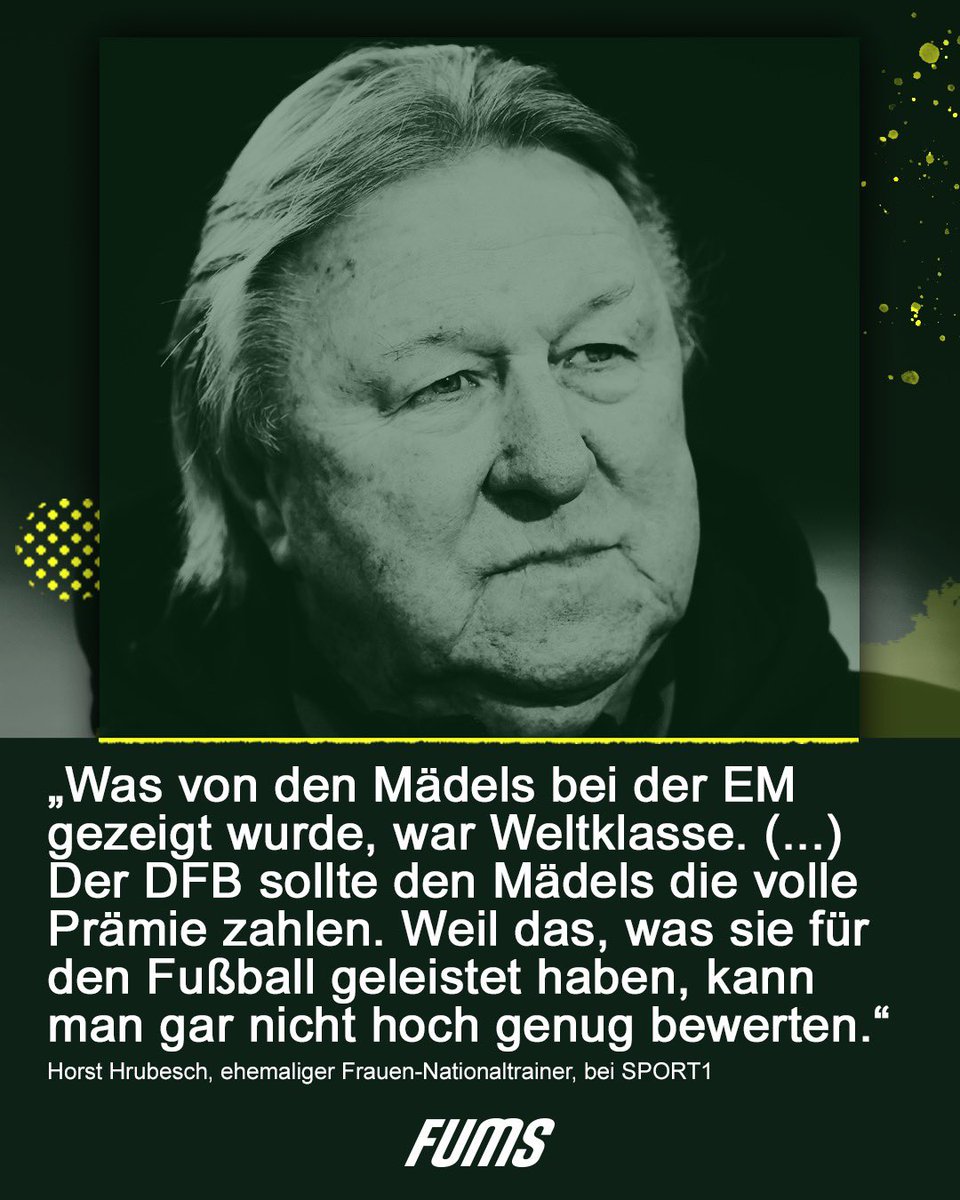 Horst Hrubesch wäre doch einer für den DFB. #DFB #EURO22 ___ Mag ehrliche Worte: @fums_magazin