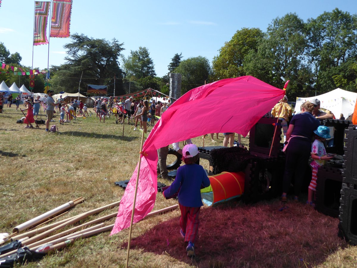 iamkitcamp's tweet photo. #playday2022 and we are reflecting on the hours of play we had with @iamkitcamp at the weekend.  Look at this active, creative play with #giantlooseparts https://t.co/pSjjnKy0OO