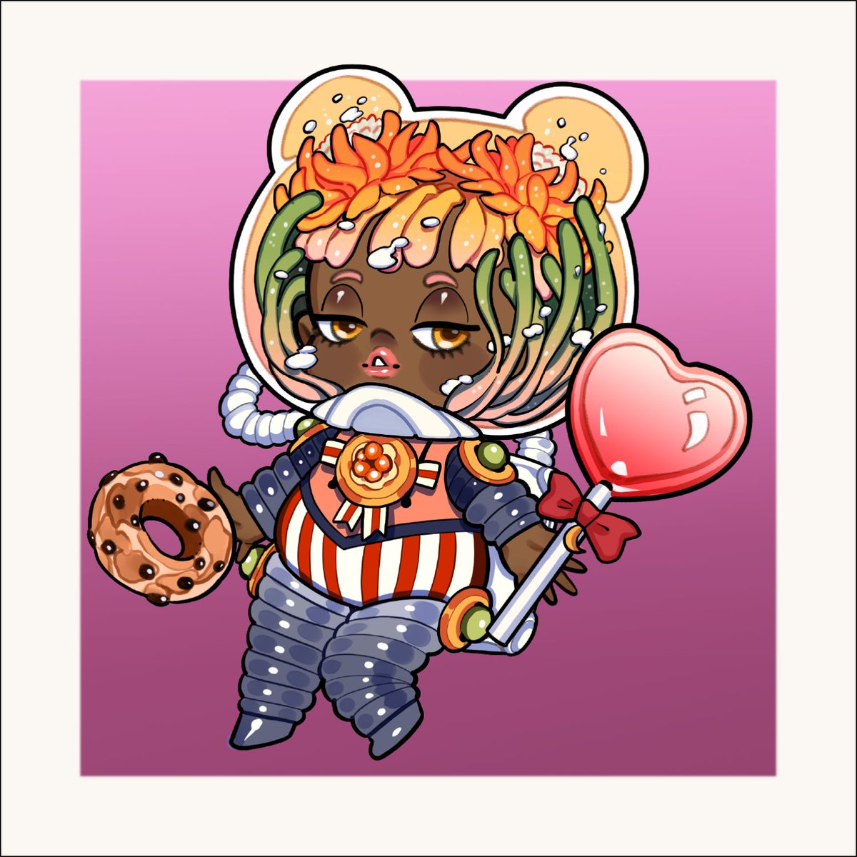 KonbiniWars's tweet photo. Something sweet? 🍭🍭
#NFT #foodart #NFTart https://t.co/SqTWg4lfPw
