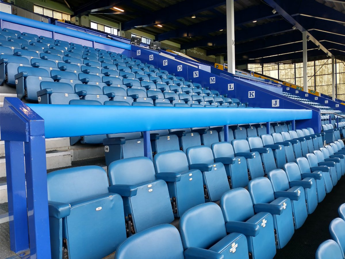 Directors Box freshened up today #upholstery