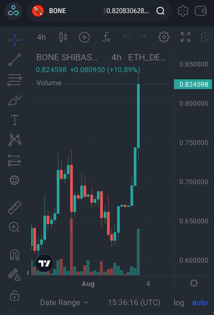 BeishuizenEllen's tweet photo. Wowwww goodevening 
#SHIBARMYSTRONG $BONE https://t.co/uUfcVcXM8F