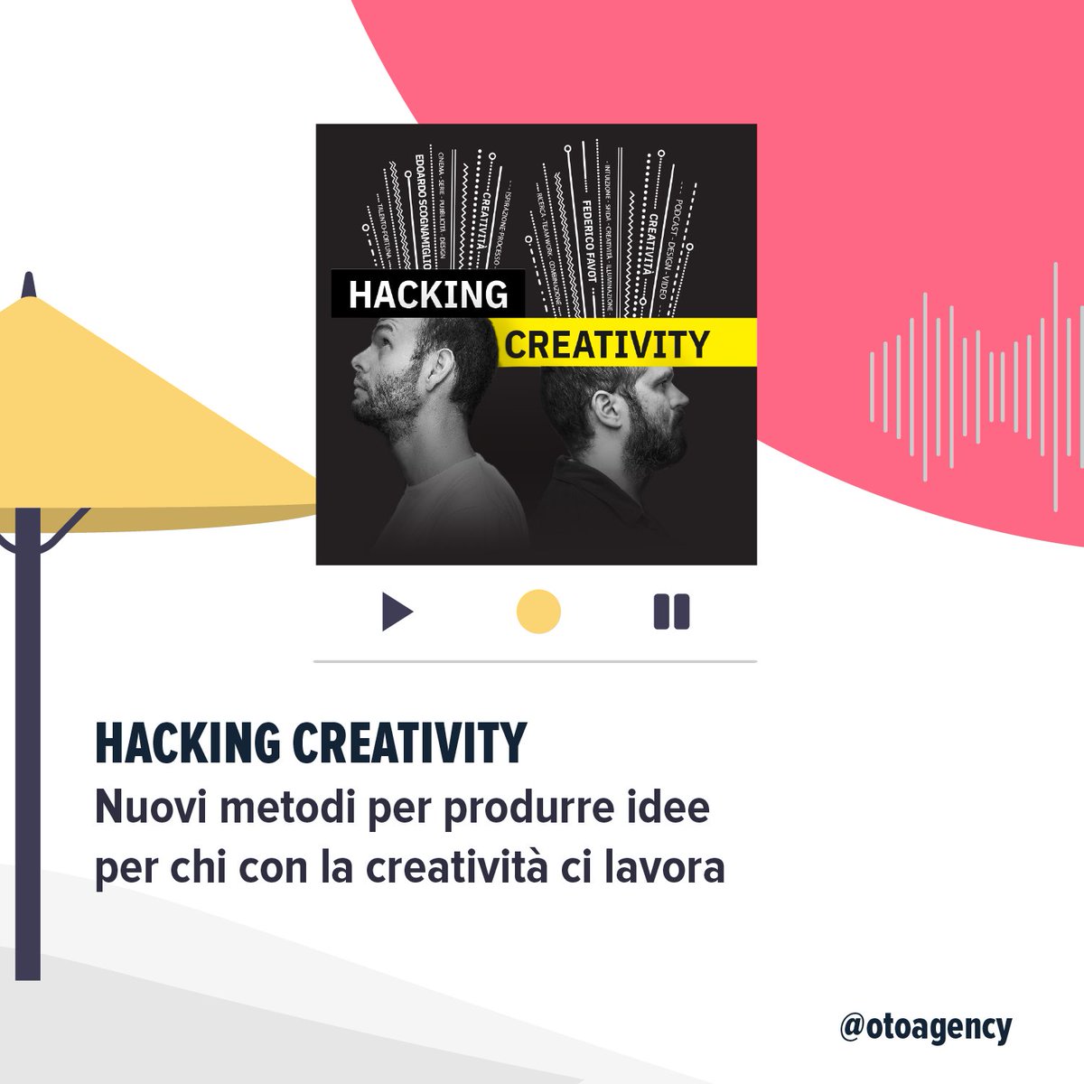 OTOAgency's tweet photo. Ti abbiamo ispirato?
Lascia un commento con i tuoi podcast preferiti!

#digitalmarketing #webagency #ontopof #bestpodcast #ascolto #estate #spotify #crescitapersonale #business #neuromarketing #branding https://t.co/6VP4JFt9OB