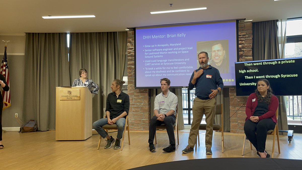 Video clips from Campus Connections 2022 now available with great advice from our deaf/hard of hearing mentors and professionals! 

View our videos at mariondowns.org/campus-connect… 

Thank you @coccdhh for helping make these videos available online for a wider audience.