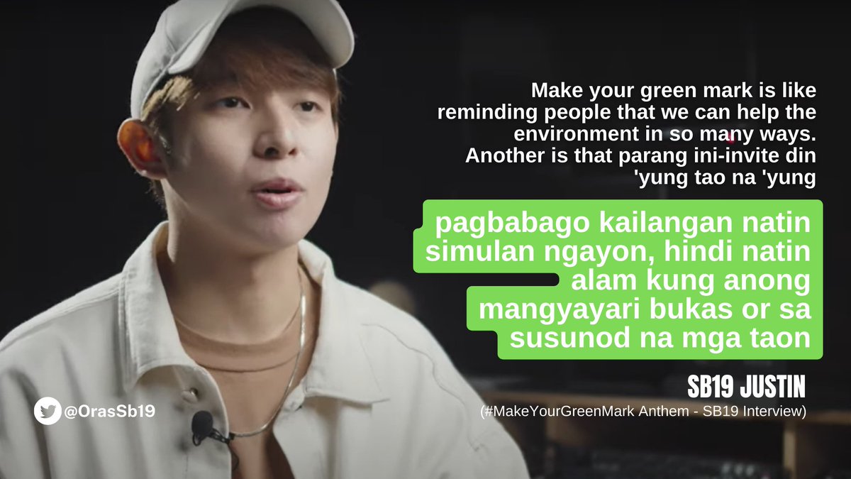 WE STAN THE RIGHT GROUP! 💚💙

#SB19MakeYourGreenMarkMV 
(youtu.be/ignIBCQSU0s)

TOMORROW IS NOW
<a href="/SB19Official/">SB19 Official</a>

#StanWorld #SB19 #WeStanEarth