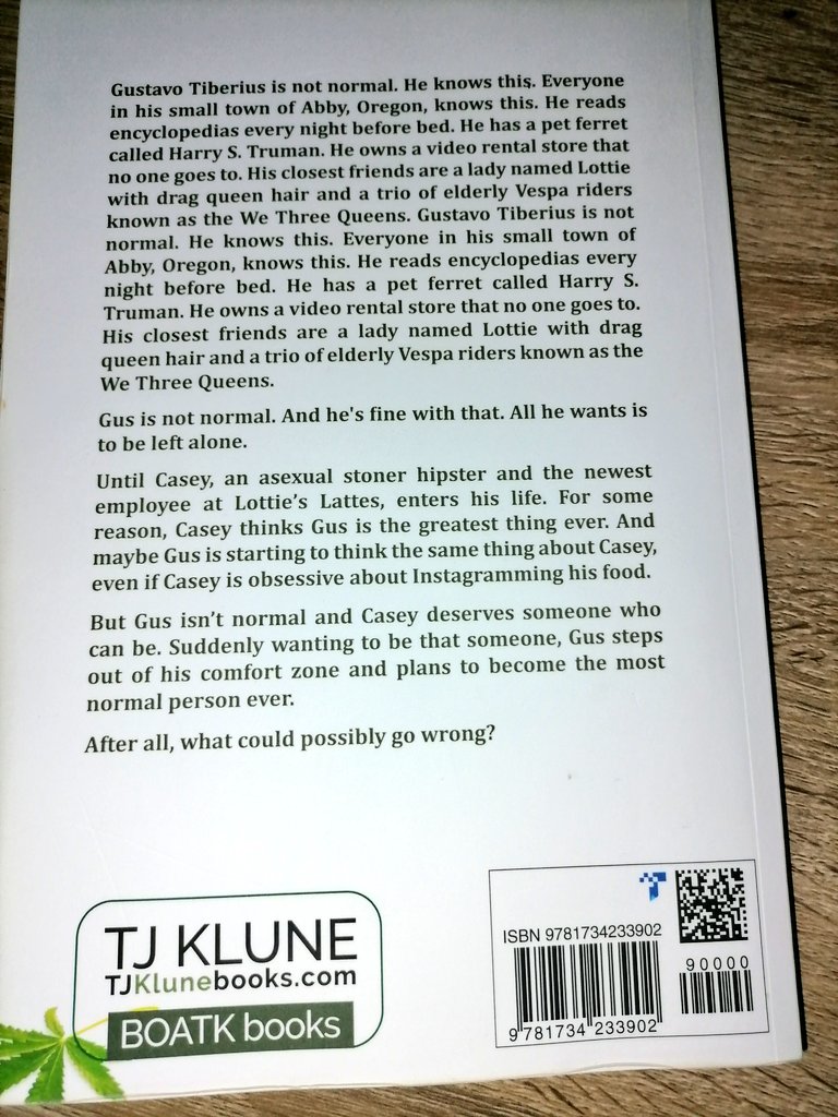 pauldunphy's tweet photo. The absolute FUNNIEST book I've read in a long time is the superb #HowToBeANormalPerson by @tjklune A HOWL from beginning to end. I constantly had to stop reading as tears of laughter were running down my face. It's also wonderfully Inclusive and a lovely read. Highly recommend. https://t.co/kT026fXpxu
