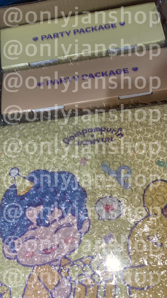 onlyjanshop's tweet photo. Update nct x sanrio 

Party package มาถึงแล้วบ้านเค้าแล้วนะค้าบ สินค้าอื่นๆ ทางเว็บยังไม่จัดส่งนะคะ ทางร้านจะจัดส่งปาร์ตี้แพคให้ลูกค้าที่สั่งก่อนนะคับ 

ของจริงใหญ่มากแจฮยอนน่ารักม้ากมาก ><

#onlyjanupdate https://t.co/MO5tCQjNJl