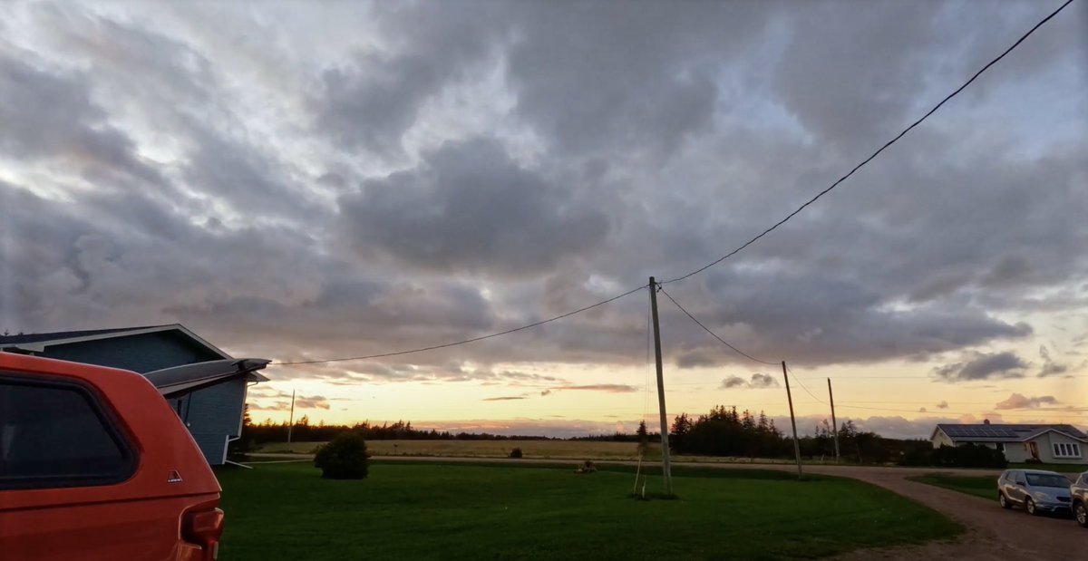 lumberjackcooks's tweet photo. Wondering where that gorgeous sunset vista is in Episode 5 of #LumberjacksCookbook? Our show is shot entirely in Prince County #PEI, showcasing the beauty of the island. https://t.co/CLjhIeBvb1