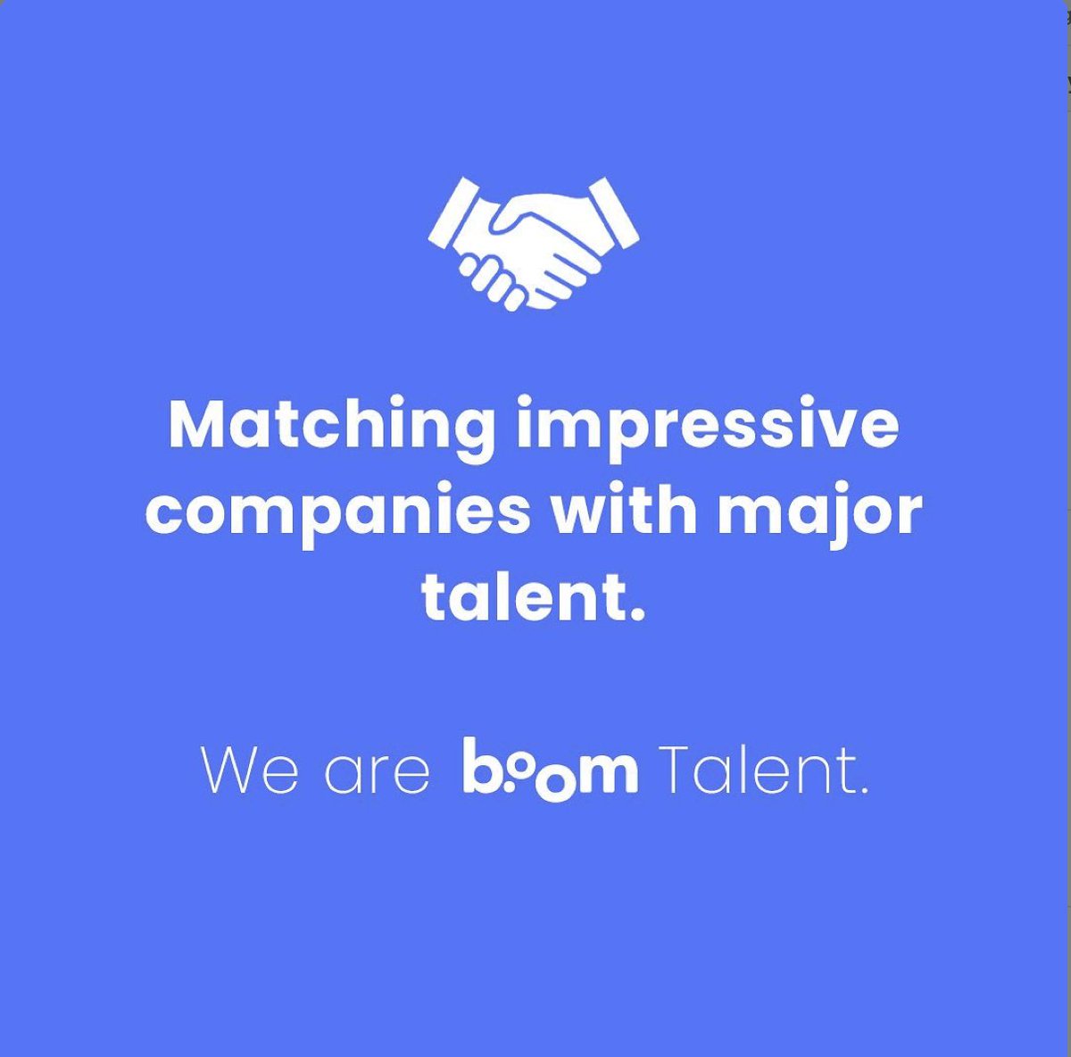 Over the last year, we’ve helped over 300 companies hire over 1000s entry level candidates - and we won’t stop there! Retweet your interest or email us at hello@boomtalent.co.uk

#recruitment #hirewithus #jobs #vacancies #consultation #businessgoals