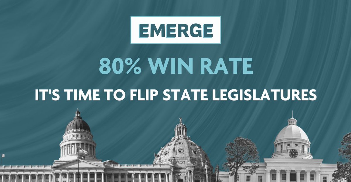 EmergeAmerica's tweet photo. Out of the races called so far, #EmergeAlums achieved an 80% win rate! Congratulations to the Emerge women who won their races or advanced to the November election! #EmergeNow #EmergeWorks

Learn more: https://t.co/sIVDWOR4nQ https://t.co/8uQr3OA50N