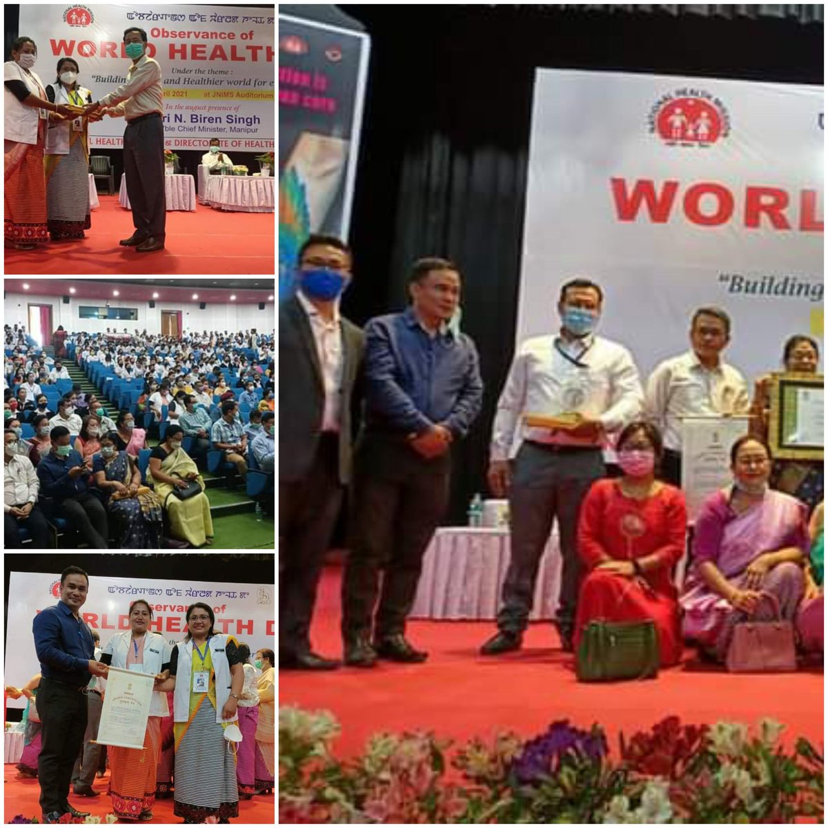 anm_fhw's tweet photo. Recieving KAYAKALP award on 7th April 2021 on observance of World Health Day for the year 2019-20 from State Health Society Manipur. https://t.co/ytqrdW6G5M