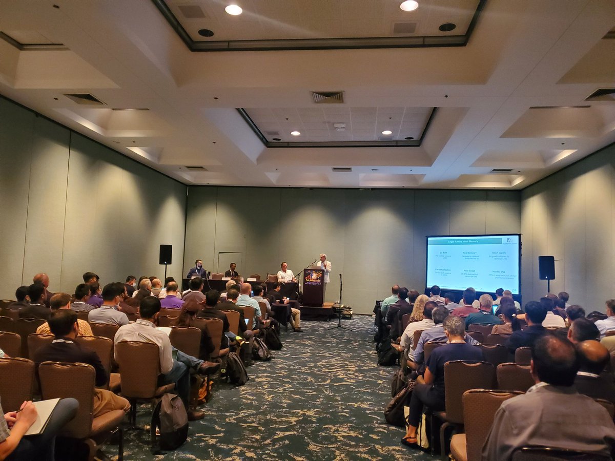 SNIA's tweet image. It&apos;s a full house for the CXL day at Flash Memory Summit! Join SNIA in Ballroom G to learn about Architectures, Memory, and Storage. #fms2022 @flashmem @ComputeExLink