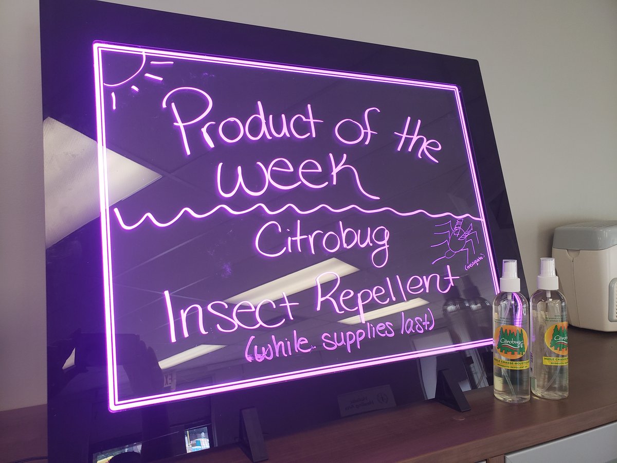 Has anyone else noticed that mosquitoes are really bad this summer? 😖
Take advantage of our Product of the Week by saving 10% off the regular price of Citrobug Insect Repellent!

#productoftheweek #holistic #holisticmeanswhole #natural #naturopathy #naturopathic #wellnessjourney