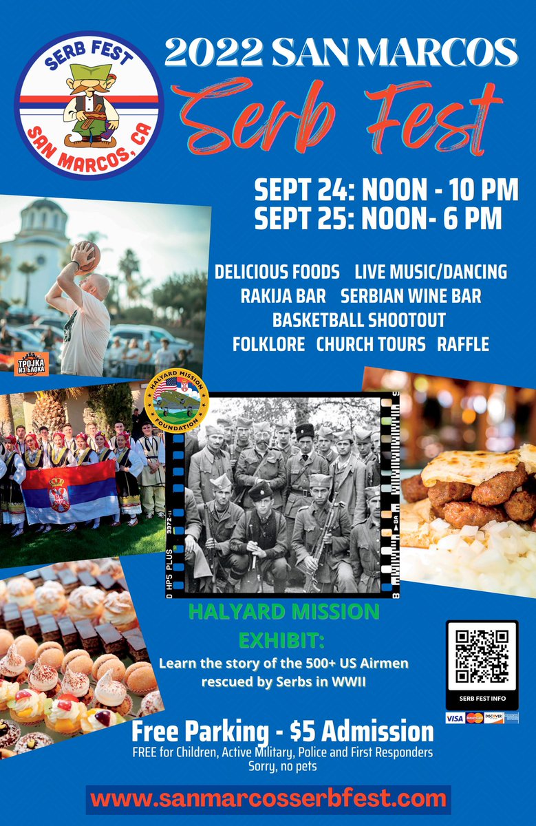 svpetkaca's tweet photo. #sanmarcosserbfest is back! Sept 24 &amp; 25, 2022.  https://t.co/KWdy65UC5p https://t.co/RIu3W3979E