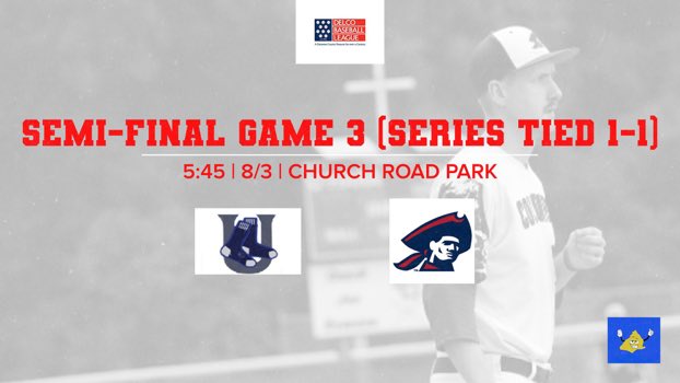 SPFLDColonials's tweet photo. Last night the Colonials defeated Upper Darby 7-2 to take game 2! David Shoemaker only allowed 2 ER in 6 IP with 5 strikeouts.

Will Kelley led the way with 2 RBI, as Reed Farrell and Norm Donkin each recorded 2 hits! Connor Scanlan drew 3 walks and scored 3 of the team’s runs! https://t.co/1eqFV6btlN