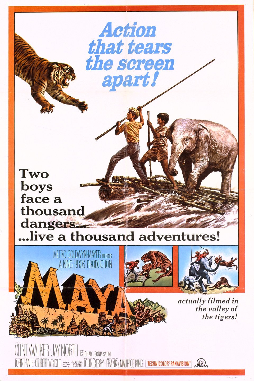  Happy Birthday! I\m remembering the 1966 film \"Maya\" w/ Jay North & Clint Walker 