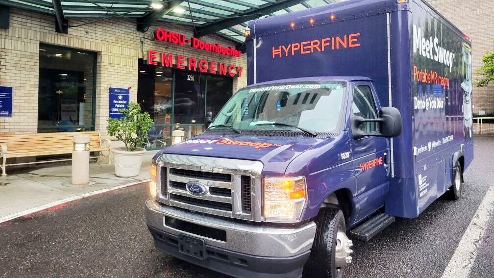 A huge thanks to everyone that took time out of their busy day at OHSU Doernbecher Children's Hospital to witness Swoop® Portable MR Imaging System™ firsthand!