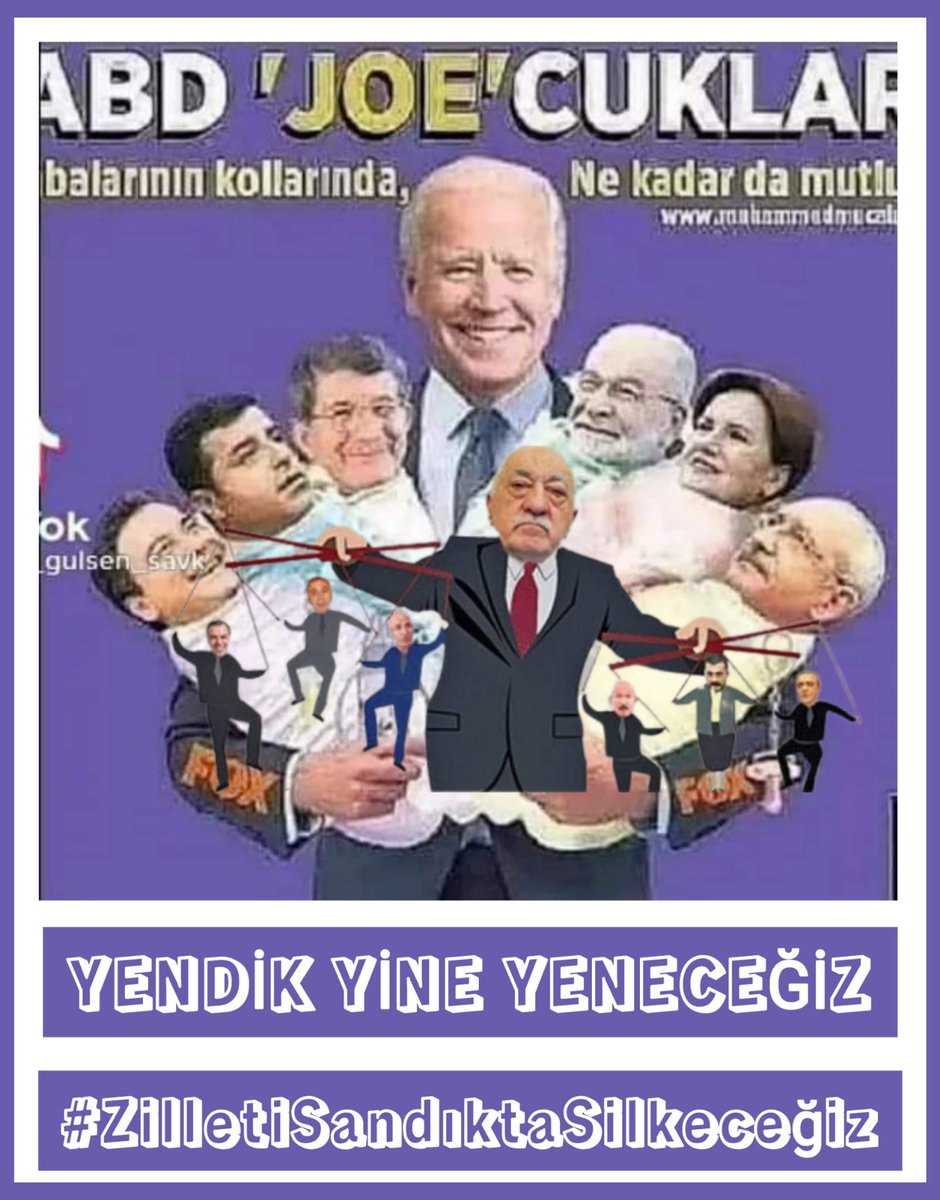 Reis ne demişti;
Seçime kalmadan 6+1 yuvarlak maşa dağılacak!

Meral Apla'nın İP'i Bay Kemal'in adaylığını onaylamıyor.
Yüzunde "Rabbi Yesir" gördükleri şahsı istiyorlardı o balon da patladı🤭
Zillette Adam yokki Aday olsun...

YENDİK YİNE YENECEĞİZ
<a href="/muratsahin2023/">Murat Şahin</a> 
@UmitBasel
