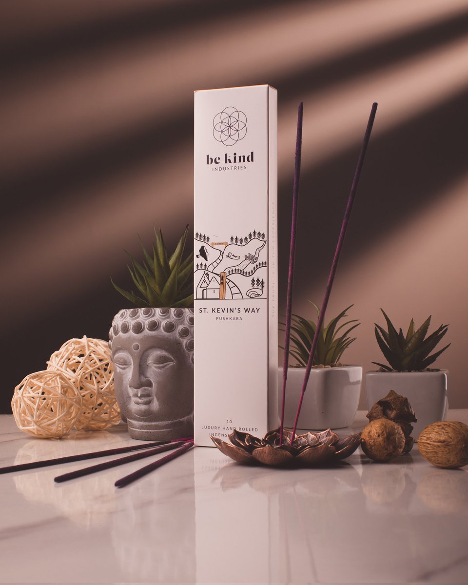 be [KIND] LUXURY INCENSE

"May every gentle wind that blows
Send happiness to you" 

St Kevin was the spirit guide of the people when he embraced the journey along St Kevin’s way to Glendalough where he established the first roots of the new Celtic Christian era.

 #luxuryincense