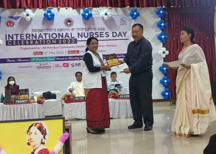 anm_fhw's tweet photo. Awarded "State Florence Nightingale Award 2022"
on this "International Nurses Day Celebration " celebrated at Indian Medical Association Hall, Imphal. https://t.co/5vmYPgam9h