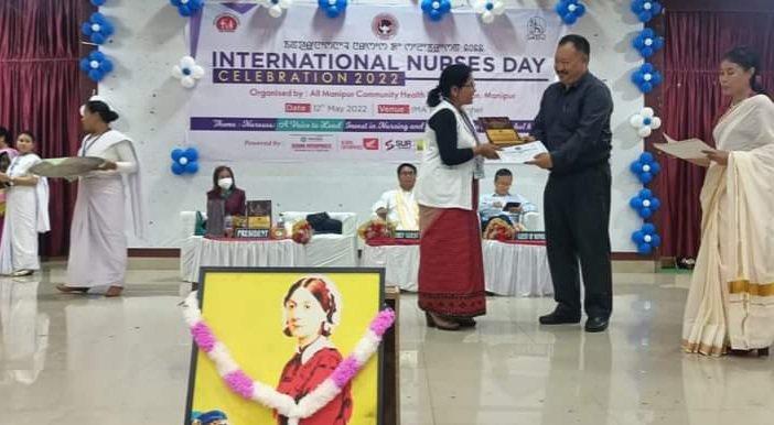 anm_fhw's tweet photo. Awarded "State Florence Nightingale Award 2022"
on this "International Nurses Day Celebration " celebrated at Indian Medical Association Hall, Imphal. https://t.co/5vmYPgam9h
