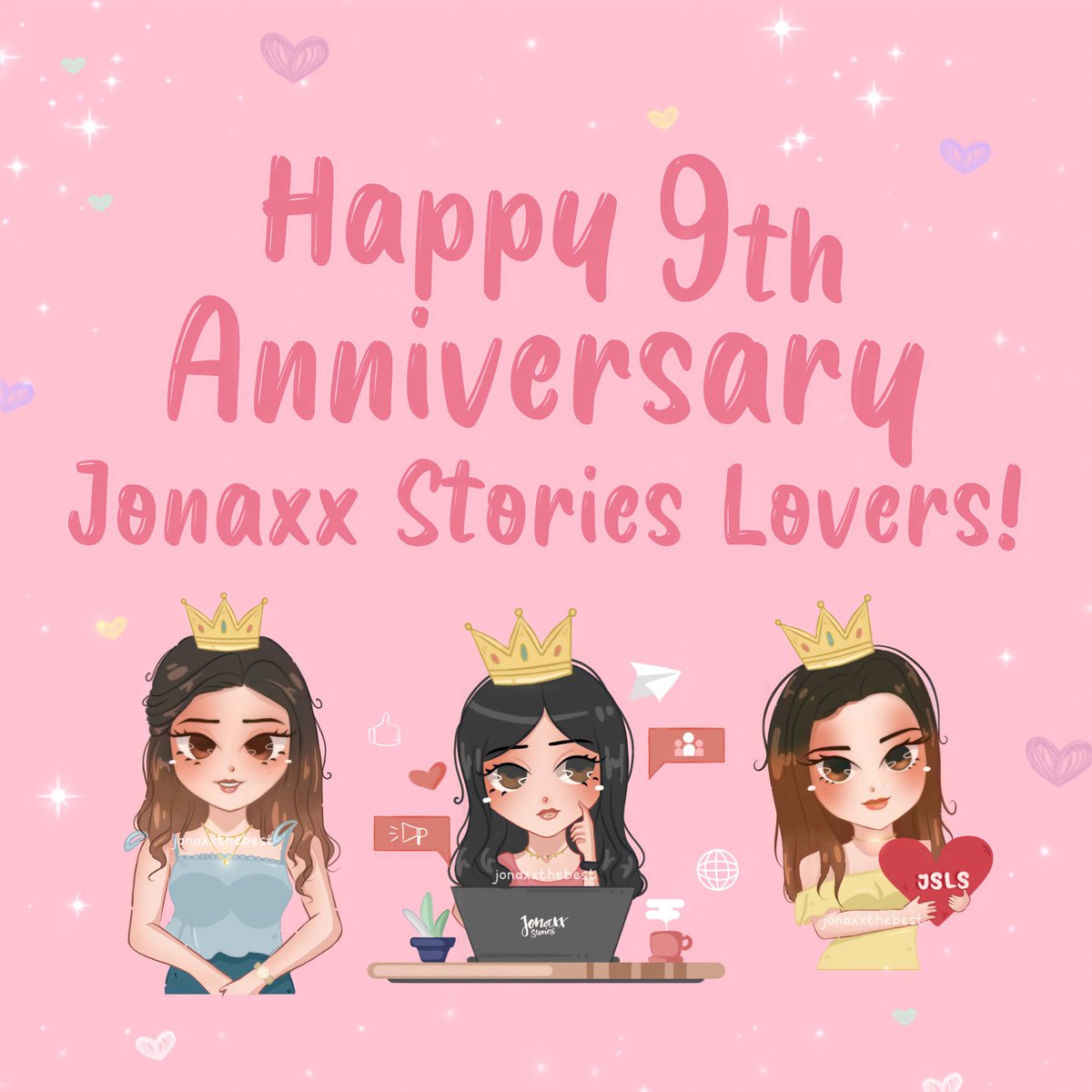 Jonaxxthebest's tweet photo. Happy Anniversary, Stars ni Jonaxx!

#EterNINEtyWithJSLs https://t.co/2QldSTrOt5