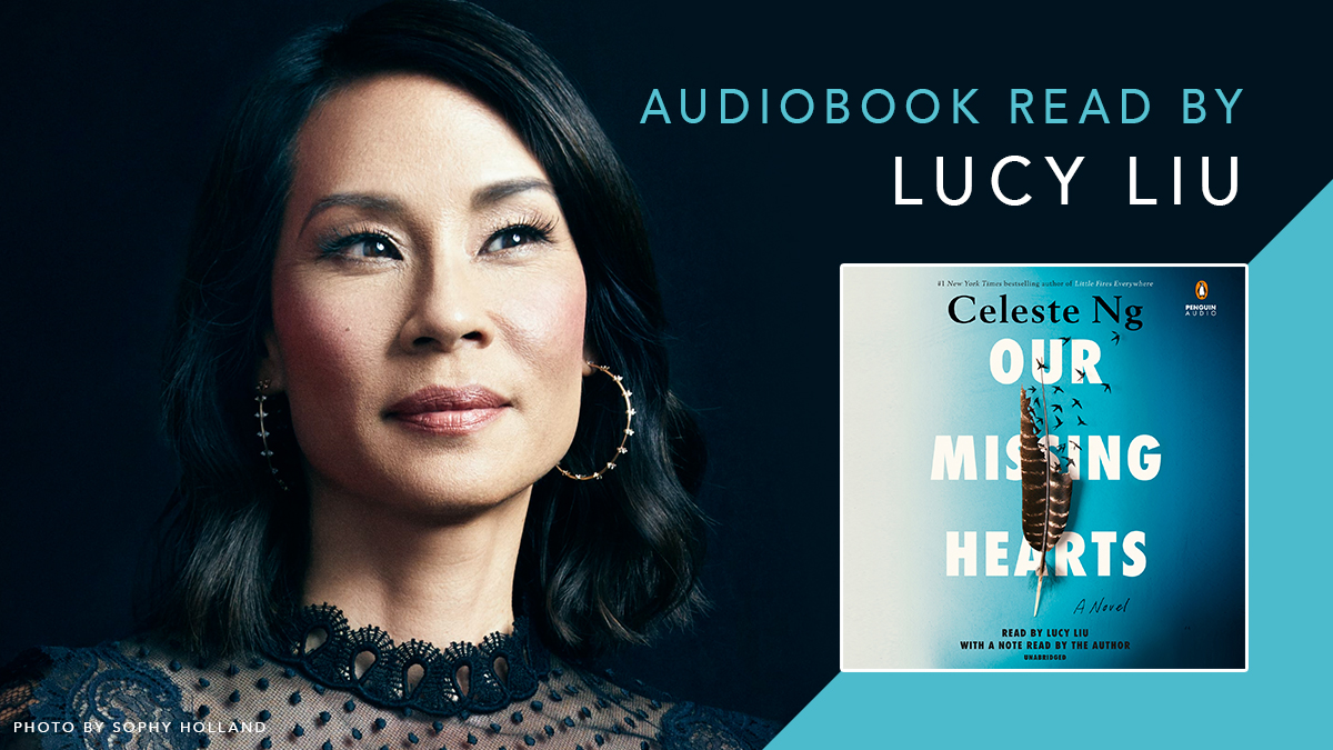 PRHAudio's tweet photo. BREAKING NEWS! Award-winning actress Lucy Liu (@LucyLiu) narrates the audiobook of Celeste Ng’s (@pronounced_ing) latest suspenseful and heartrending novel, OUR MISSING HEARTS!
⁣
Start listening to OUR MISSING HEARTS October 4. Preorder: https://t.co/GqKX7yTPpG

📸:Sophy Holland https://t.co/hF3L6r9k6h