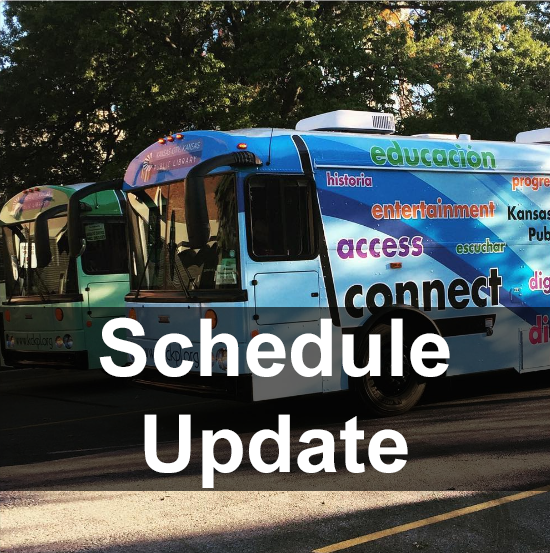 Schedule changes are coming to the Mobile Library starting next week. Visit kckpl.org/libraries/mobi… for the complete Fall 2022 schedule so you don’t miss the bus!