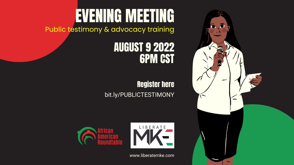 AfricanAmericanRoundtableMKE tweet media