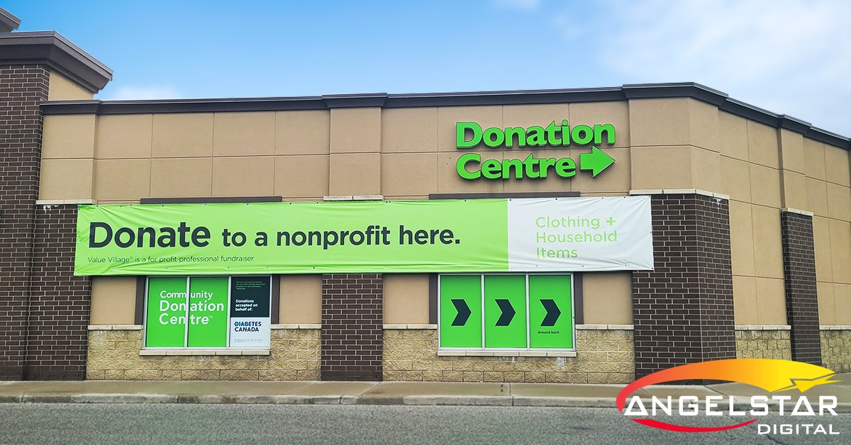 These bright coloured banners and window graphics help accentuate this storefront, and deliver impactful messagery to the right people.😎💥

Does your storefront lack colour? Do you have any upcoming promotions that you want to get noticed?
angelstardigital.com