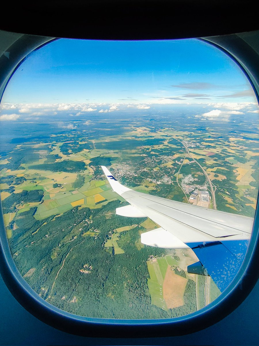 The amazing views coming into land and <a href="/HelsinkiAirport/">Helsinki Airport</a> <a href="/OfficialWRC/">FIA World Rally Championship</a> #SectoRallyFinland #WRC