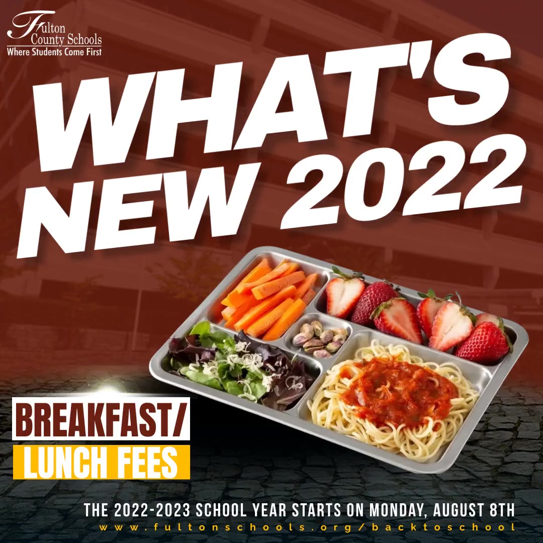 FultonCoSchools's tweet image. A NEW application must be completed for the Free &amp;amp; Reduced Meal Benefits Program. Families are strongly encouraged to pre-pay for student meals through the online payment system. More details about our What’s New 2022 list can be found at fultonschools.org/backtoschool @FCSNutrition