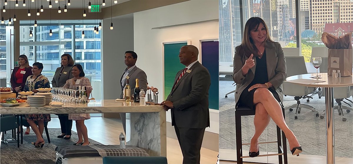 DallasEdFound's tweet photo. .@DallasEdFound was thrilled to host a welcome reception for @dallasschools Supt. Dr. Stephanie Elizalde at the @BTLawLE. A very special thank you to #BTLawLE partner and #DallasEdFound board president, @vitaladvocacy for his commitment to accelerate the students of #DallasISD https://t.co/AJVcCjUVXv