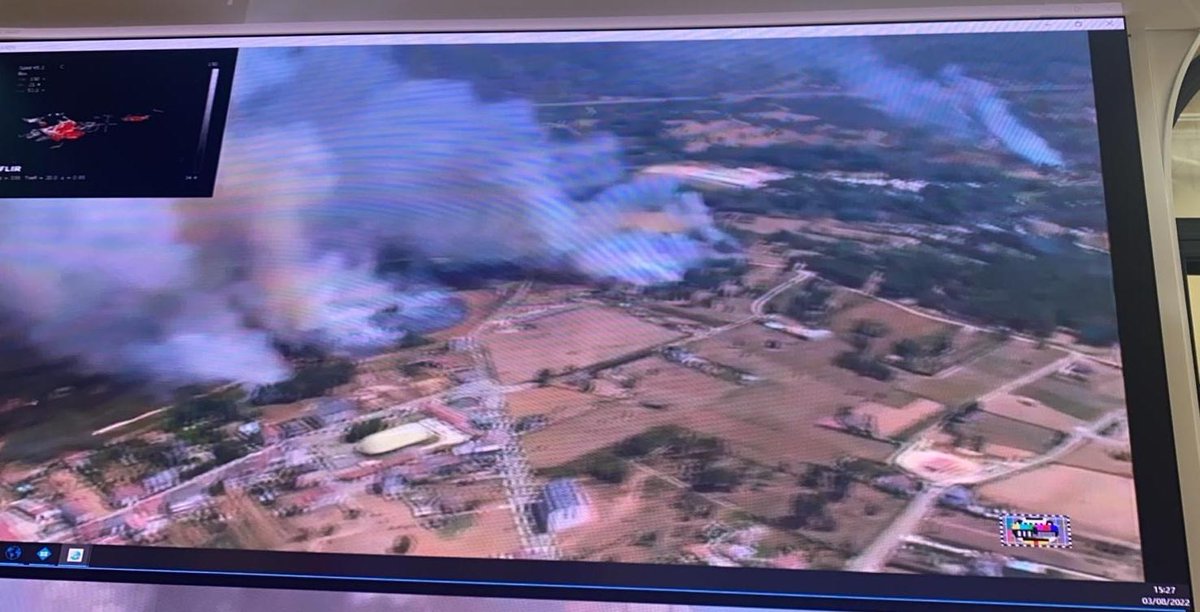 OscarBForestal's tweet photo. 4 focos claramente vistos desde arriba en el #IFVerin. Ya hay que ser  hijo de la gran put*. https://t.co/s71b3DNEbe