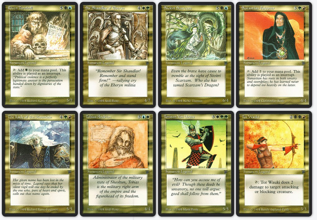 Bennie The Complete CMDR (@completecmdr) on Twitter photo From "retold" legends we've seen so far in the Legends Retold promotion they're all uncommons. Just so happen to be 20 OG uncommon legends from Legends, which is the number in the promotion. Which one of these are you most excited to get retold? Which will be a Planeswalker? From "retold" legends we've seen so far in the Legends Retold promotion they're all uncommons. Just so happen to be 20 OG uncommon legends from Legends, which is the number in the promotion. Which one of these are you most excited to get retold? Which will be a Planeswalker?