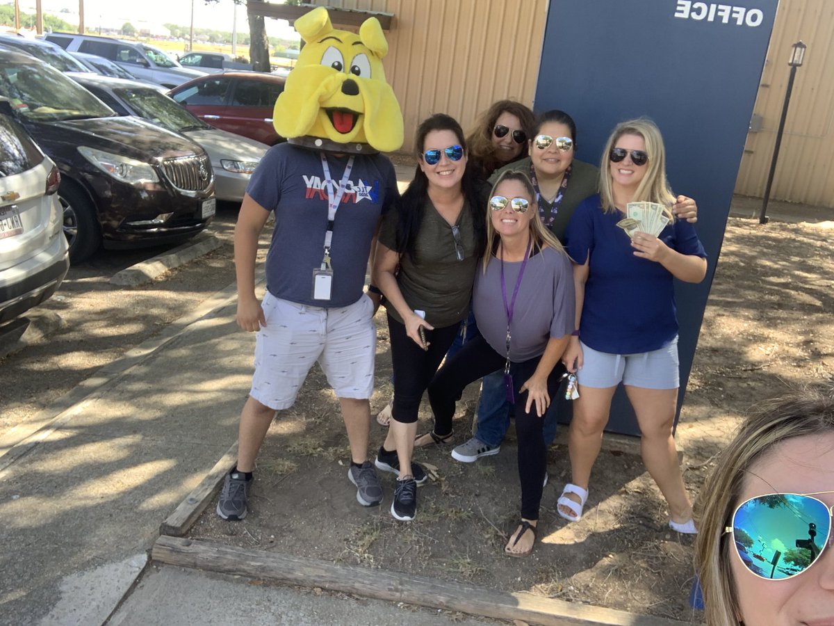 First stop central admin office to ask how education has impacted them! Stay tuned! #BESTopDog