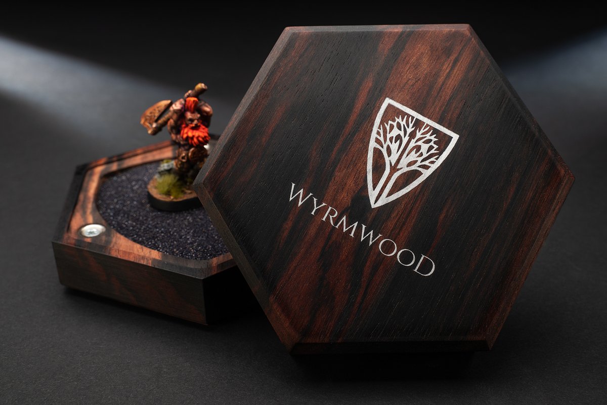 WyrmwoodGaming's tweet image. 🔥 Giveaway 🔥

We are giving away the "Lux Edition" Hero Vault - a Macassar Ebony storage container for your cherished miniature or dice with an aluminum inlaid logo. 🧙‍♂️

(Rules posted below 👇)
#WyrmwoodWednesday #dnd5e #dnd #giveaway #dice #miniaturepainting