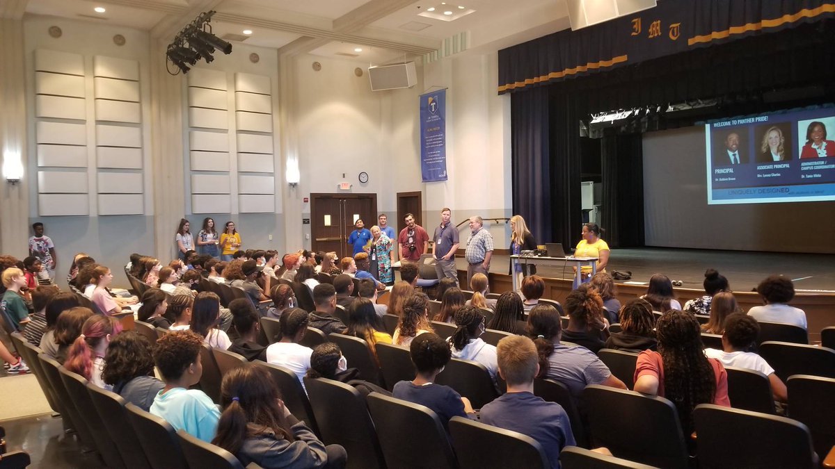I.M.Terrell Panther Camp Day1.
Great to say our incoming Freshman apprentices. Learning about their school and what it means to be a Terrell Panther.