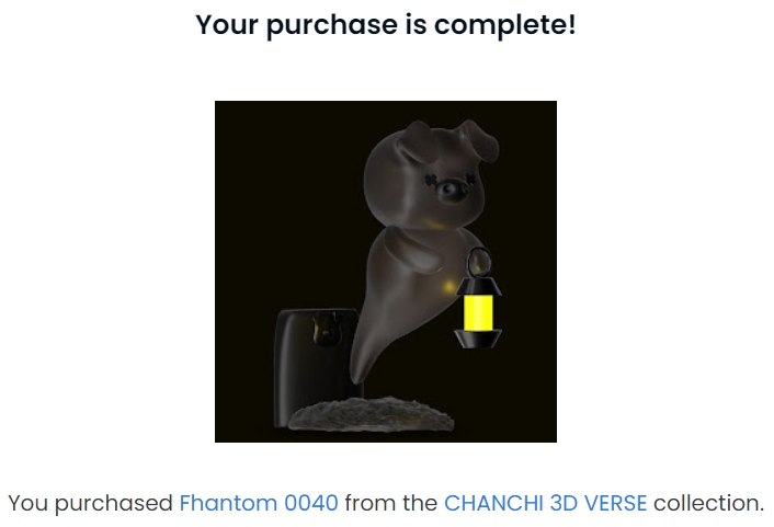 Just got another @CHANCHI3DVERSE (Fhantom 0040) ❤️‍🔥 keep the great work @Pixelizha