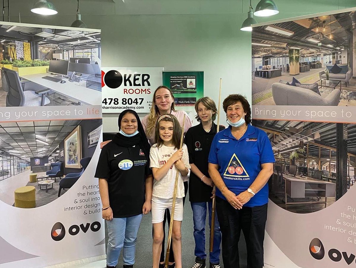 SHA_Snooker's tweet photo. Our members enjoying potting a few balls today😁
Big thanks to all our sponsors for supporting us over the last 15 years
#TNLCommunityFund
@OvoSpaces
@spacesheffield
Environmental Monitoring Solutions
Dan Kirkland
Jonathan Woodward
Nick Firth
#KeyFund
#sesfund
#snookerbility https://t.co/hXyCzw1bCw