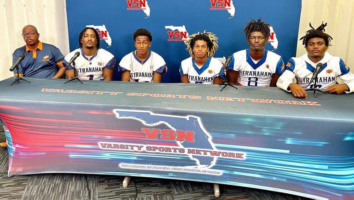 Jerrod Gaston (@teedupvsn) on Twitter photo @StranFootball making an appearance at <a href="/VSNflorida/">Varsity Sports Nation</a> Media Days! This off-season, they have added stud CB <a href="/KimaniThomas14/">Kimani Thomas</a> to go along with more prime talent looking forward to a season to remember ‼️
@tha_boikeem
<a href="/Chos1n/">BEZZY</a>
<a href="/ClintDjr/">Clint6️⃣</a>
<a href="/imnick_7/">Nicholas Smith</a> @StranFootball making an appearance at <a href="/VSNflorida/">Varsity Sports Nation</a> Media Days! This off-season, they have added stud CB <a href="/KimaniThomas14/">Kimani Thomas</a> to go along with more prime talent looking forward to a season to remember ‼️
@tha_boikeem
<a href="/Chos1n/">BEZZY</a>
<a href="/ClintDjr/">Clint6️⃣</a>
<a href="/imnick_7/">Nicholas Smith</a>