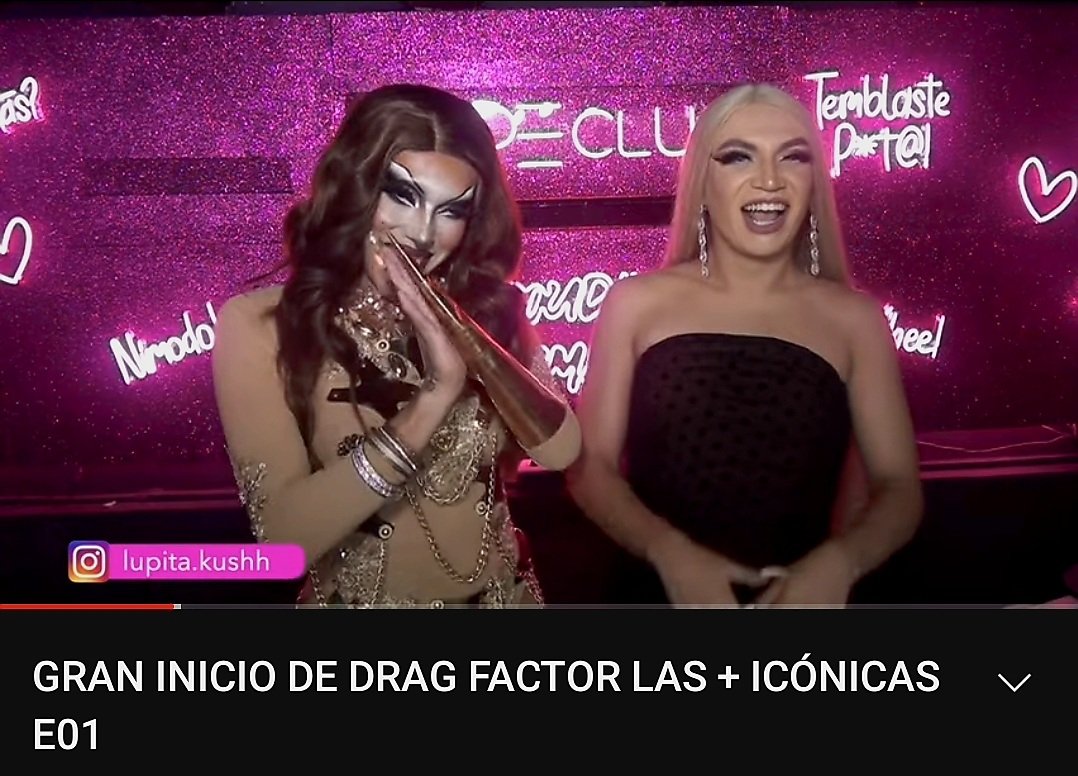 radiobichotas's tweet photo. Bichotas, ya se encuentra cargado en el canal de YouTube de @pepeclubmzt el primer Episodio de #DragFactor 2T LAS MÁS ICÓNICAS💅
En la primera presentación se encuentran @missfortunemx, @LupitaKush, @LeexaFox y @_andstev_👠
🎙@NastySoro @Paulmedranop
👉 https://t.co/nFiwkOR4Rt https://t.co/y7yxVWbV1y