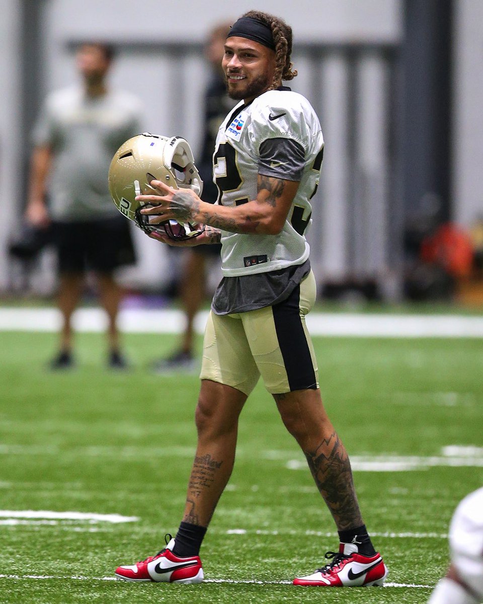 Saints's tweet photo. 🙌 @Mathieu_Era at practice today #SaintsCamp https://t.co/Mlv67kq0iz