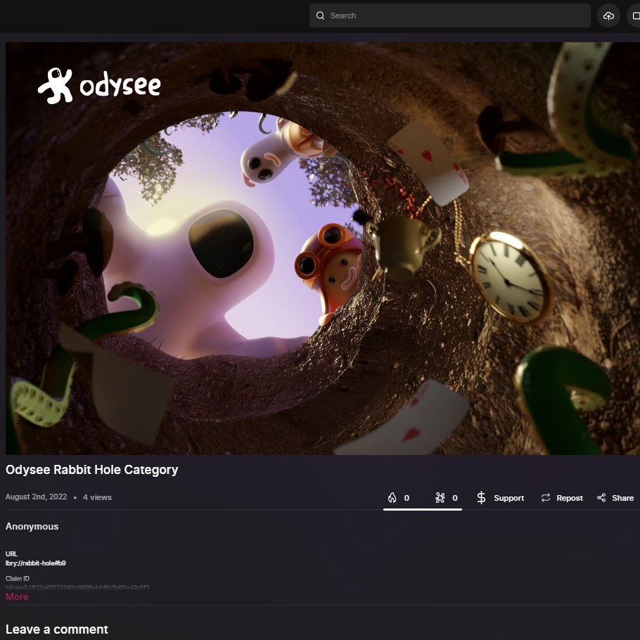 OdyseeTeam's tweet image. We often call ourselves a "video" platform, but that's actually a lie

On Odysee you can upload pretty much anything - audio files, text posts, images, and more

So whether you want to blog, post art, share CAD files or anything else, you can do it through Odysee
