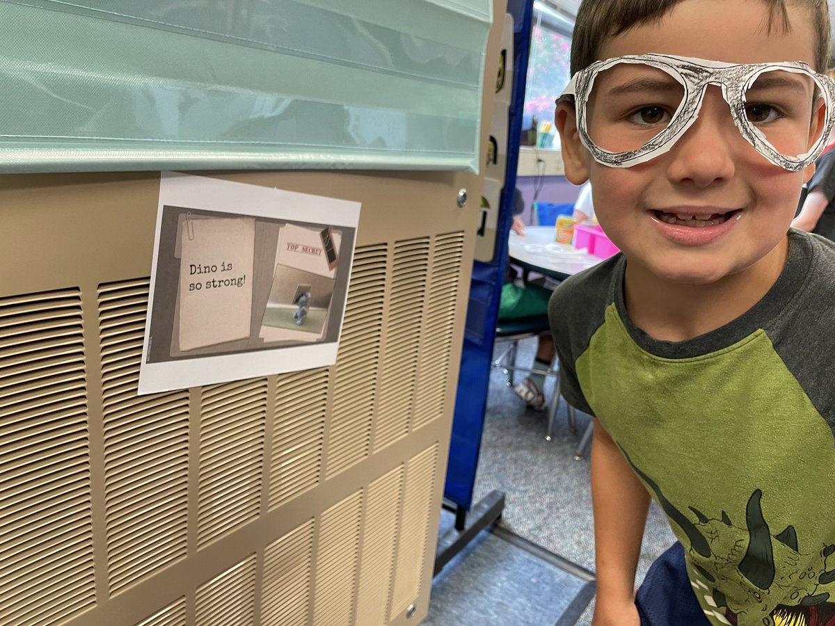 PMEPioneers's tweet image. Has your child in grades 1-3 told you they joined the TSS?🕴The Technology Secret Service has been investigating the case of Dino’s Device Care Dilemma using clues left around the room during the Connect special. #interactivecommunity #smallschoolbigcity
