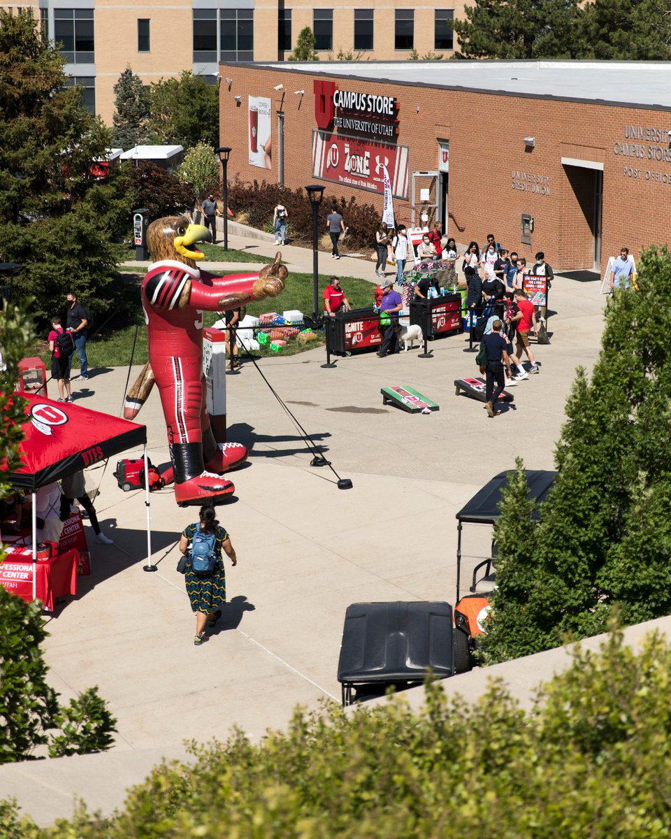 UofUCampusStore's tweet photo. SAVE THE DATE! We will be hosting our annual Back to School BBQ on August 22nd! Stop by the Main Campus Store South Plaza for FREE JDAWGs, drinks, giveaways, discounts and more! See you there 💯 https://t.co/hZL8yDJde4