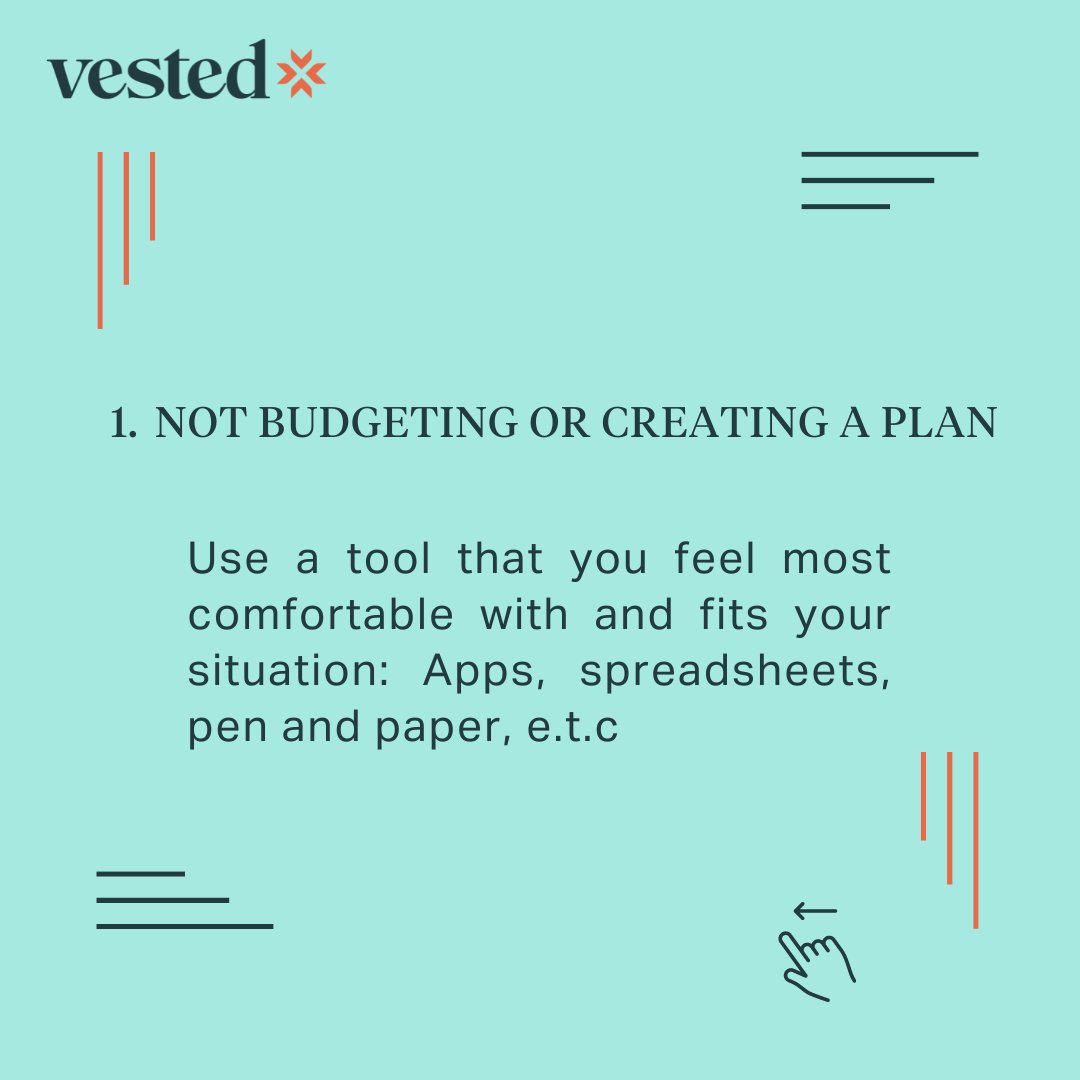 Vestedng's tweet photo. The biggest mistake to avoid regarding debt payoff?
NOT STARTING!!!
You can't make a dent in your debt if you never start.
Have you ever made any of these mistakes?
Let us know in the comments.
#Vestedng #financialwellbeing #paybackdebt https://t.co/9T7qyv53gn