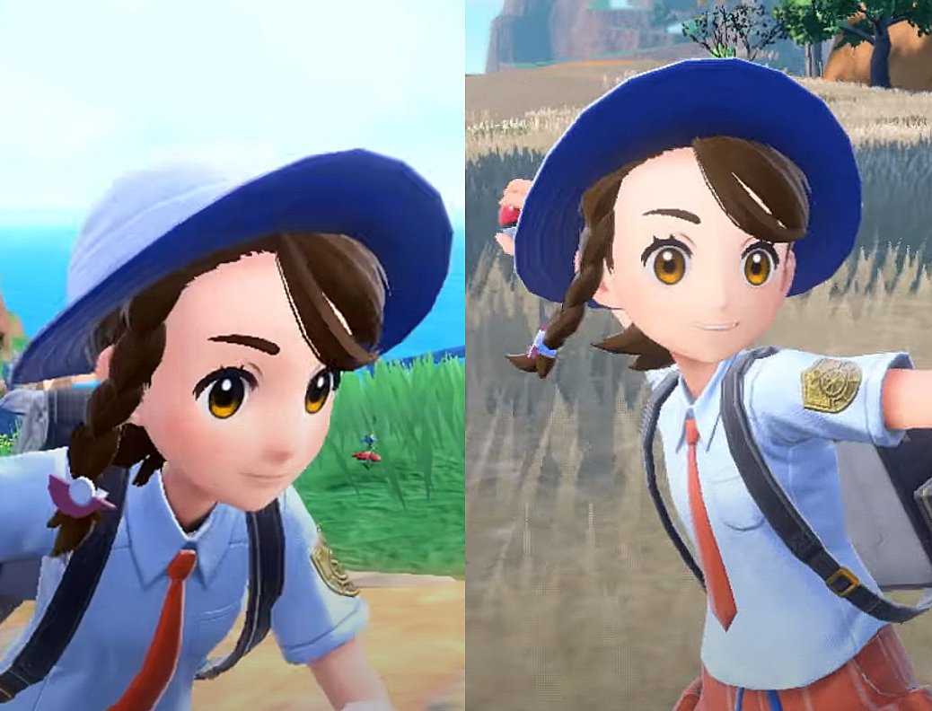 たまご ポケモンsvの主人公 のモデル 無機質なアバター感あった初出時と比較すると公式絵に寄せて瞳が明るくなり顔の陰影も柔らかくなって大分ポケモンらしい印象の見た目に改善されてた これはナイス T Co Rfxvpkuirg Twitter